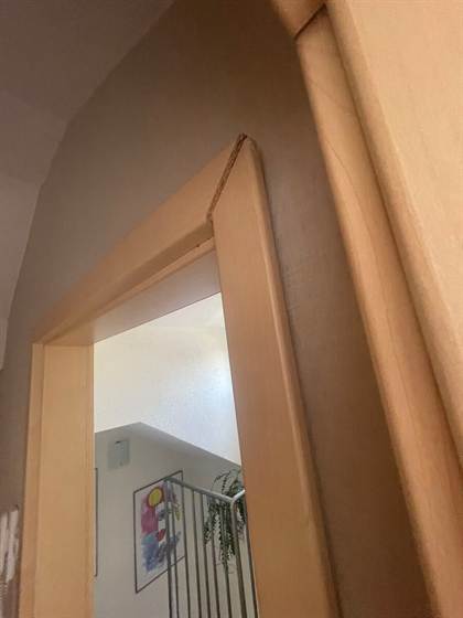 Neue Türzarge im Detail
